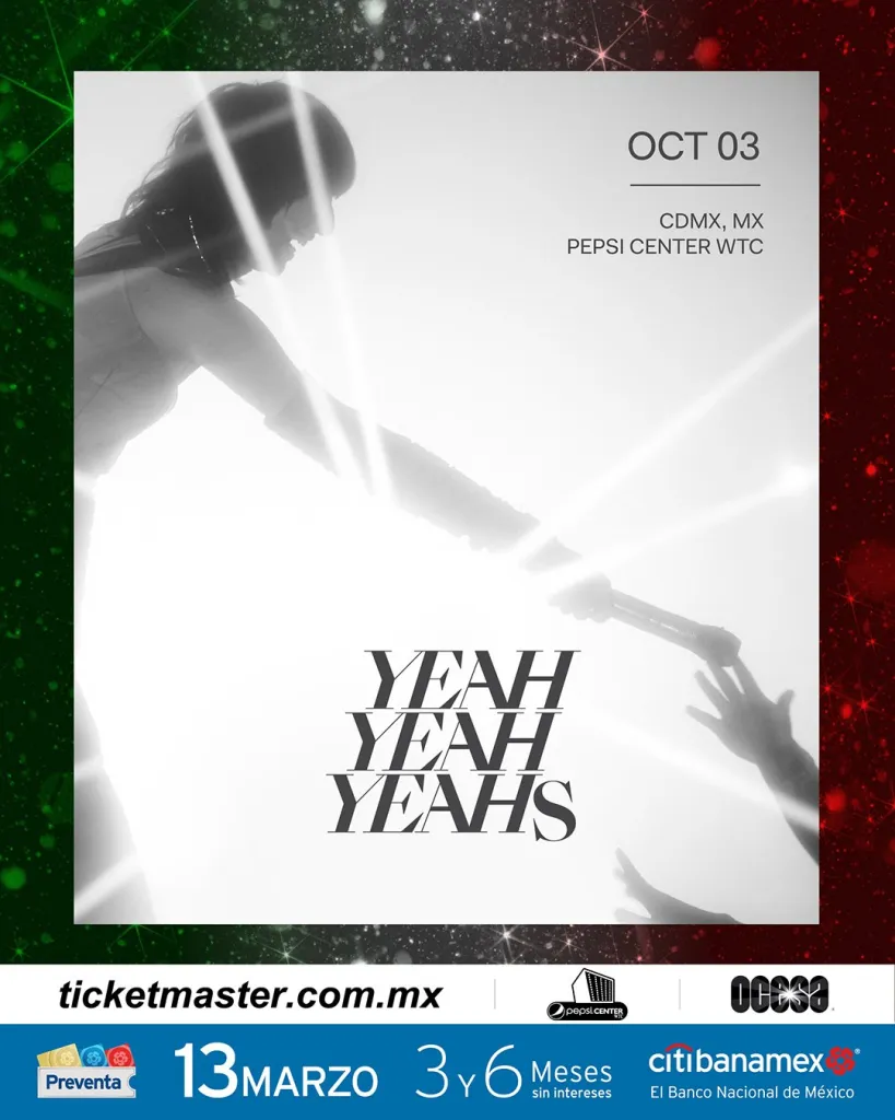 yyys-conciertos-mexico-1 Yeah Yeah Yeahs vuelve a CDMX para presentar nuevo disco