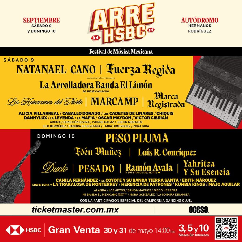 6968706f-7554-4aac-8350-05ccc034e980-1024x1024-1 Arre HSBC, el festival de música mexicana más grande del mundo