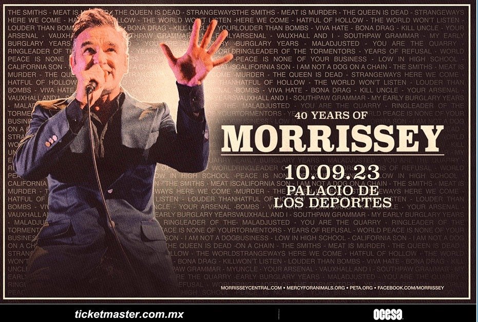 a08aceb1-d56c-41e4-bfab-88157bccfde3 Morrissey anuncia concierto en la capital