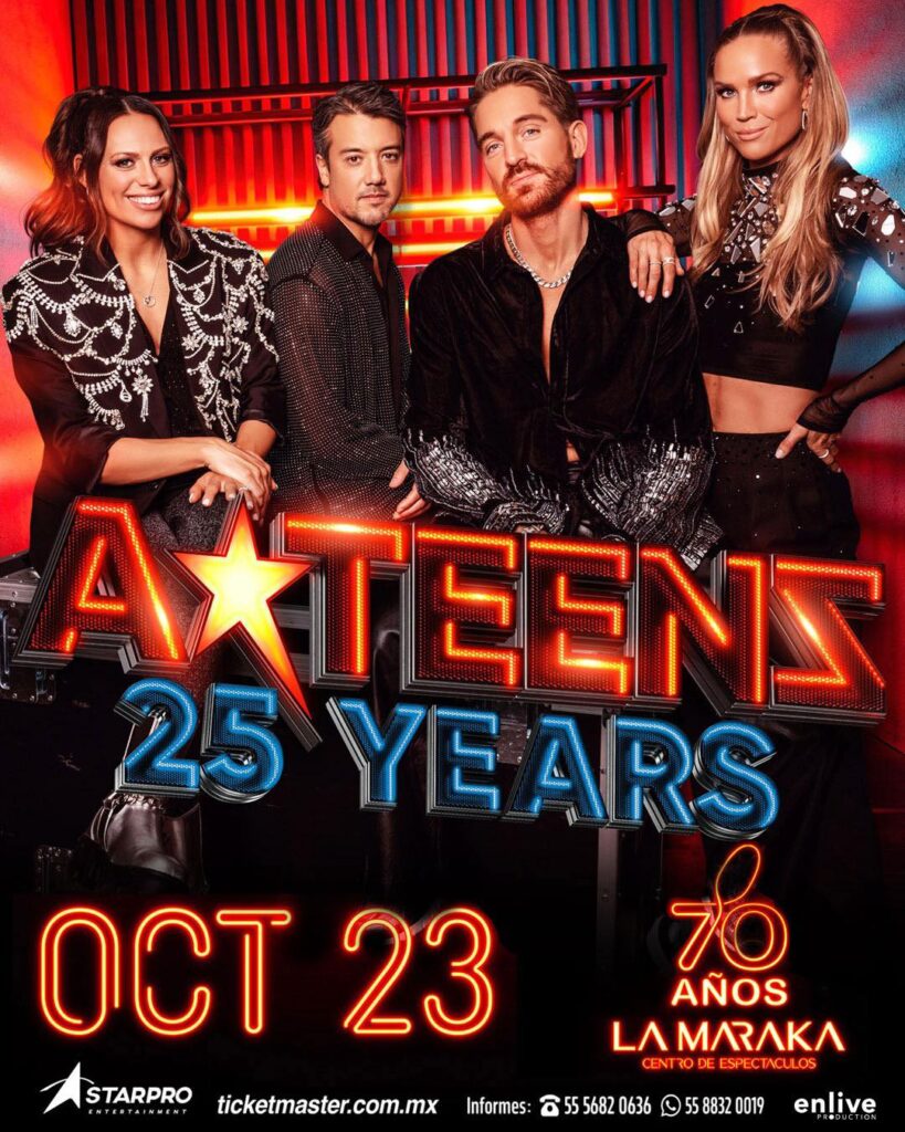 A-TEENS-OCT-LA-MARAKA-cartel-819x1024 A*TEENS regresa a México para celebrar sus 25 años con concierto en La Maraka CDMX