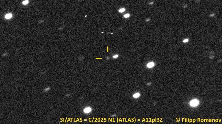 images3778275172643843071 3I/ATLAS: El misterioso objeto que viaja a 217,000 km/h y podría ser una nave extraterrestre, según científicos de Harvard